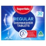 SuperValu 5 in 1 Regular Dishwasher Tablets (30 Piece)